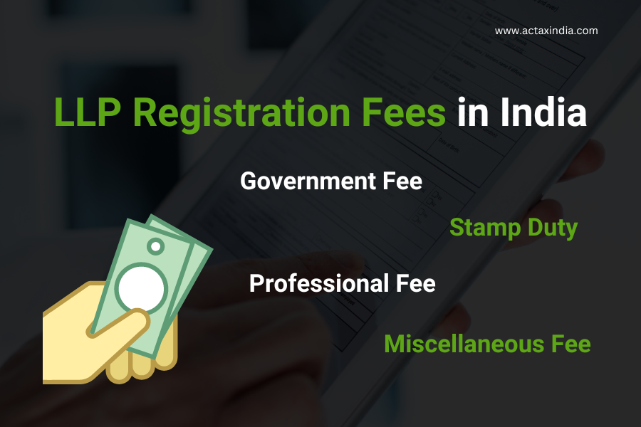 LLP Registration fees - Actaxindia