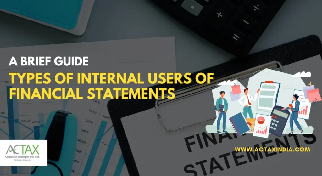 Internal Users of Financial Statements A Brief Guide