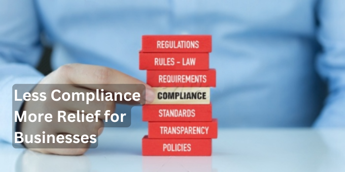 Ministry of Corporate Affairs Reduced Compliance Burden