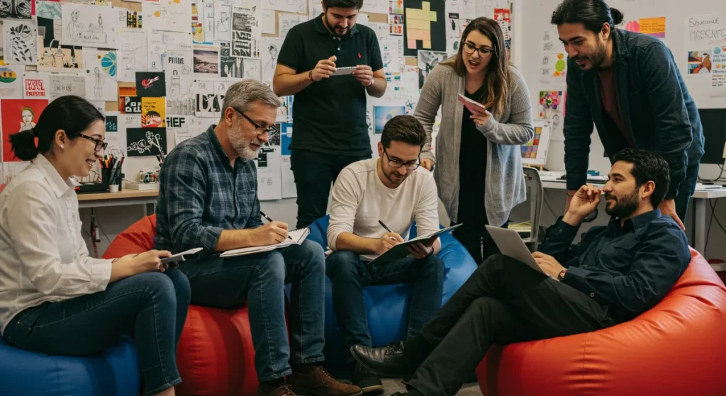 Bangalore Startup Founders Discussing with payroll managers | actax India