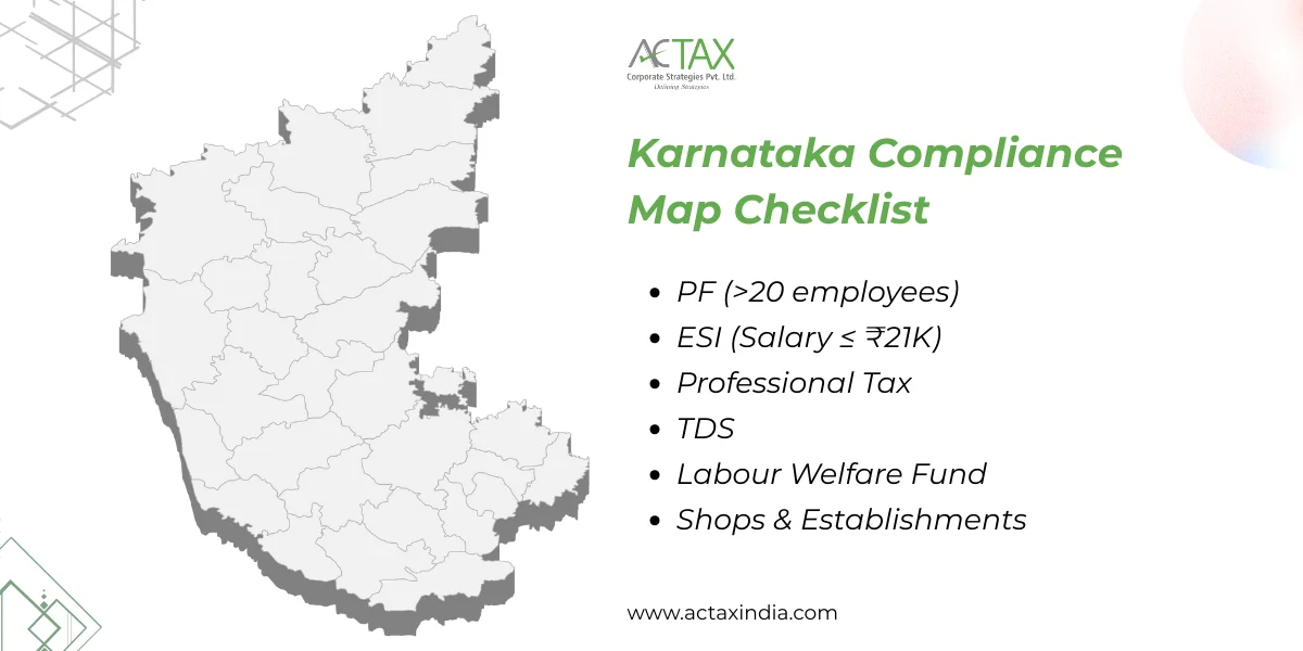 Karnataka Compliance Map Checklist | Actax India