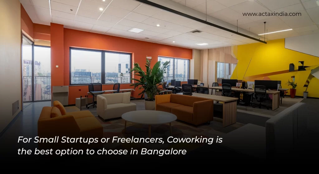 coworking registration in Bangalore - Actax india
