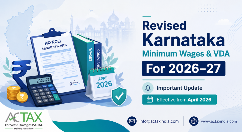Revised Karnataka Minimum Wages & VDA
