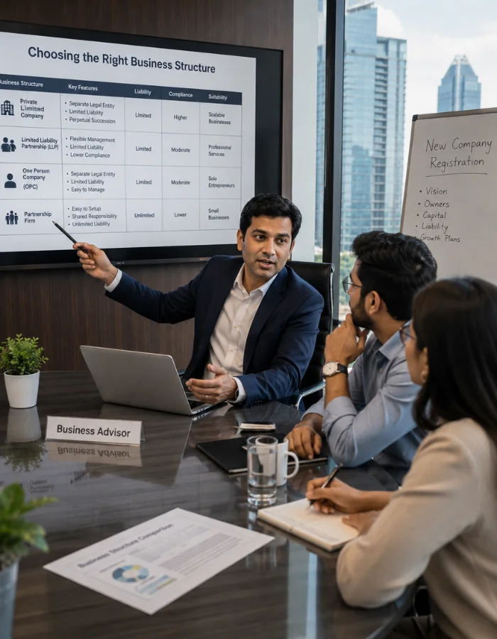 Choosing right business structure - Actax india